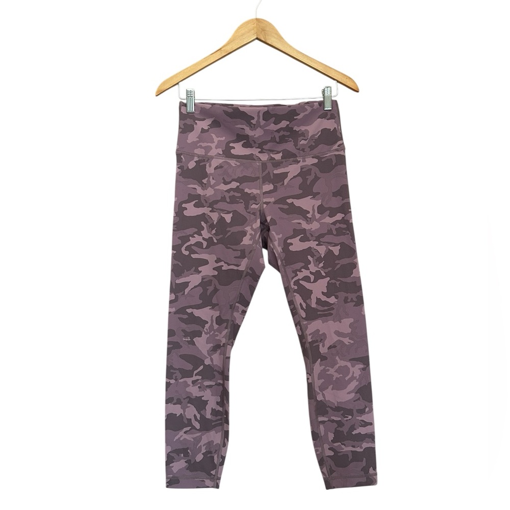 Lululemon Align leggings in the "Incognito Camo Pink Taupe Multi” 25” Size 10